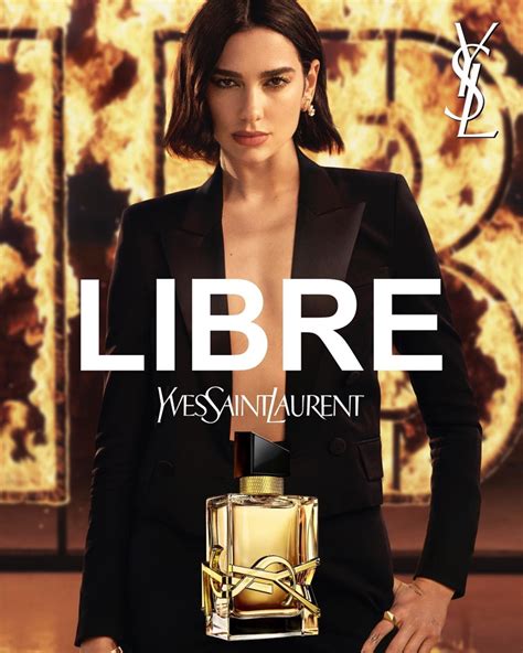 Dua Lipa YSL Libre Ad 2022 .